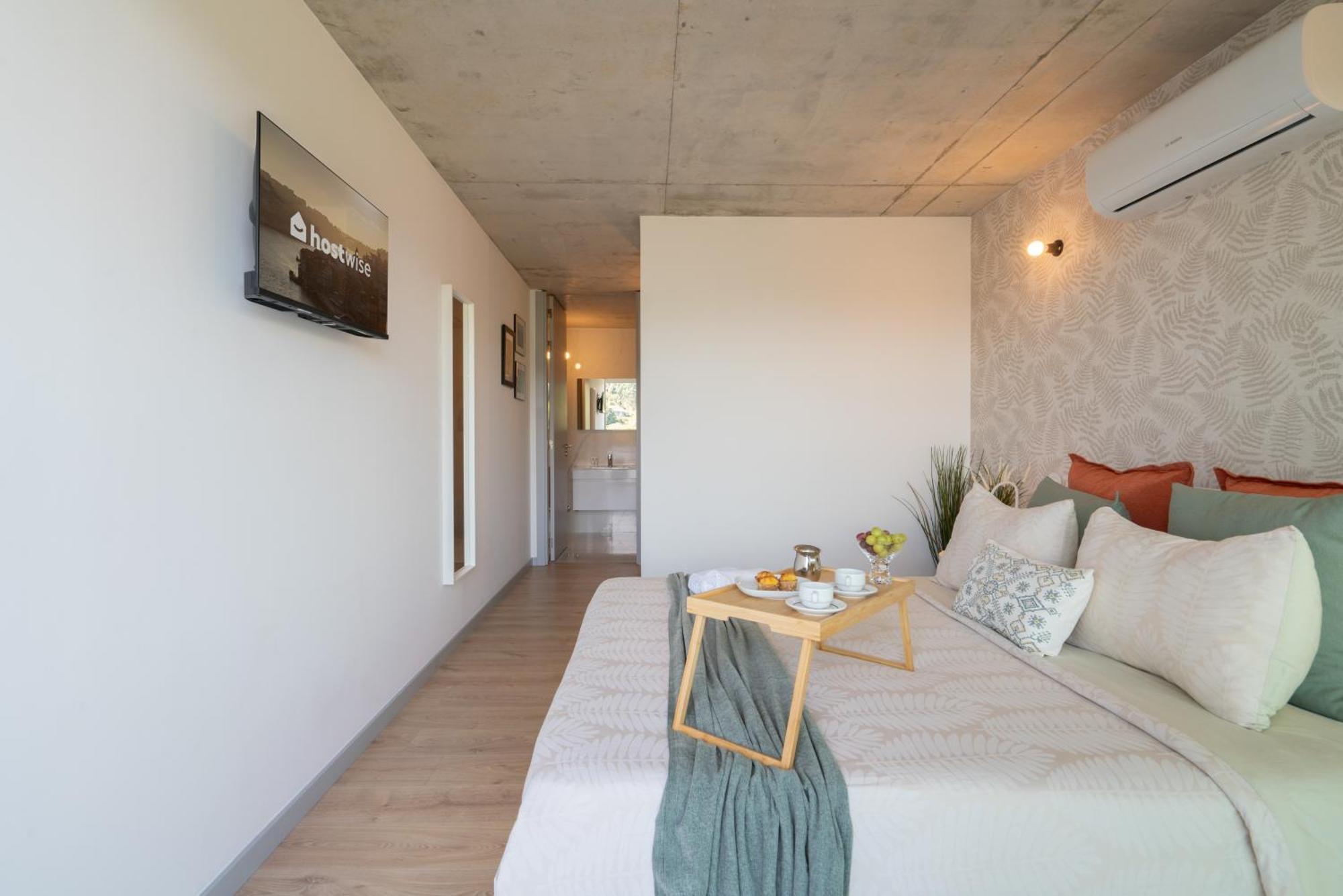 Host Wise - Luxurious Impressive Apartment - Balcony And Pool Vila Nova de Gaia Habitación foto