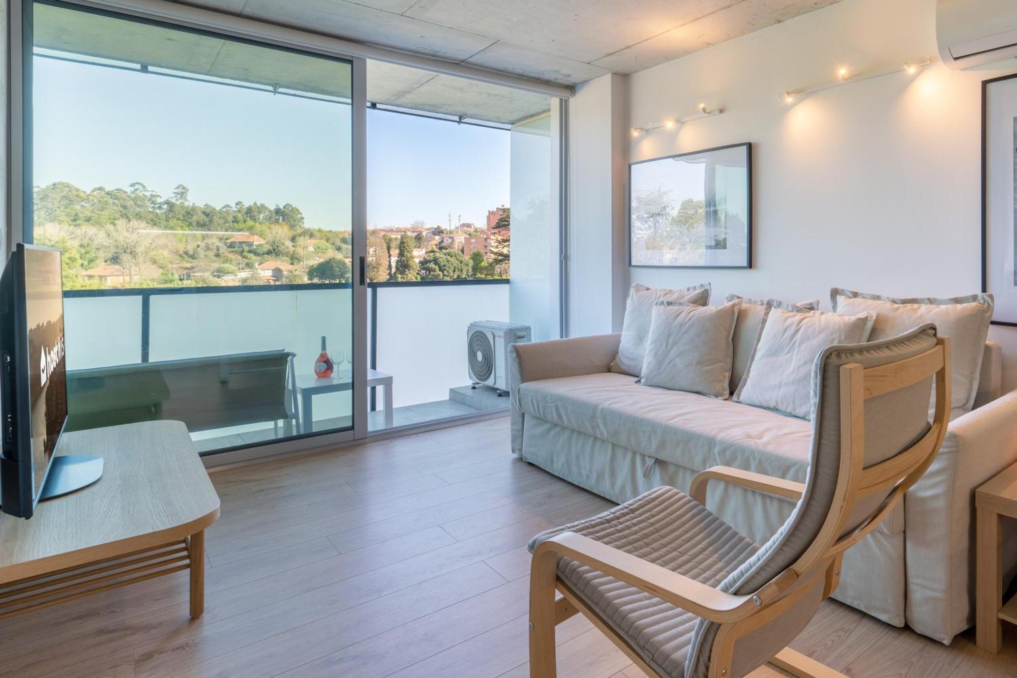 Host Wise - Luxurious Impressive Apartment - Balcony And Pool Vila Nova de Gaia Habitación foto